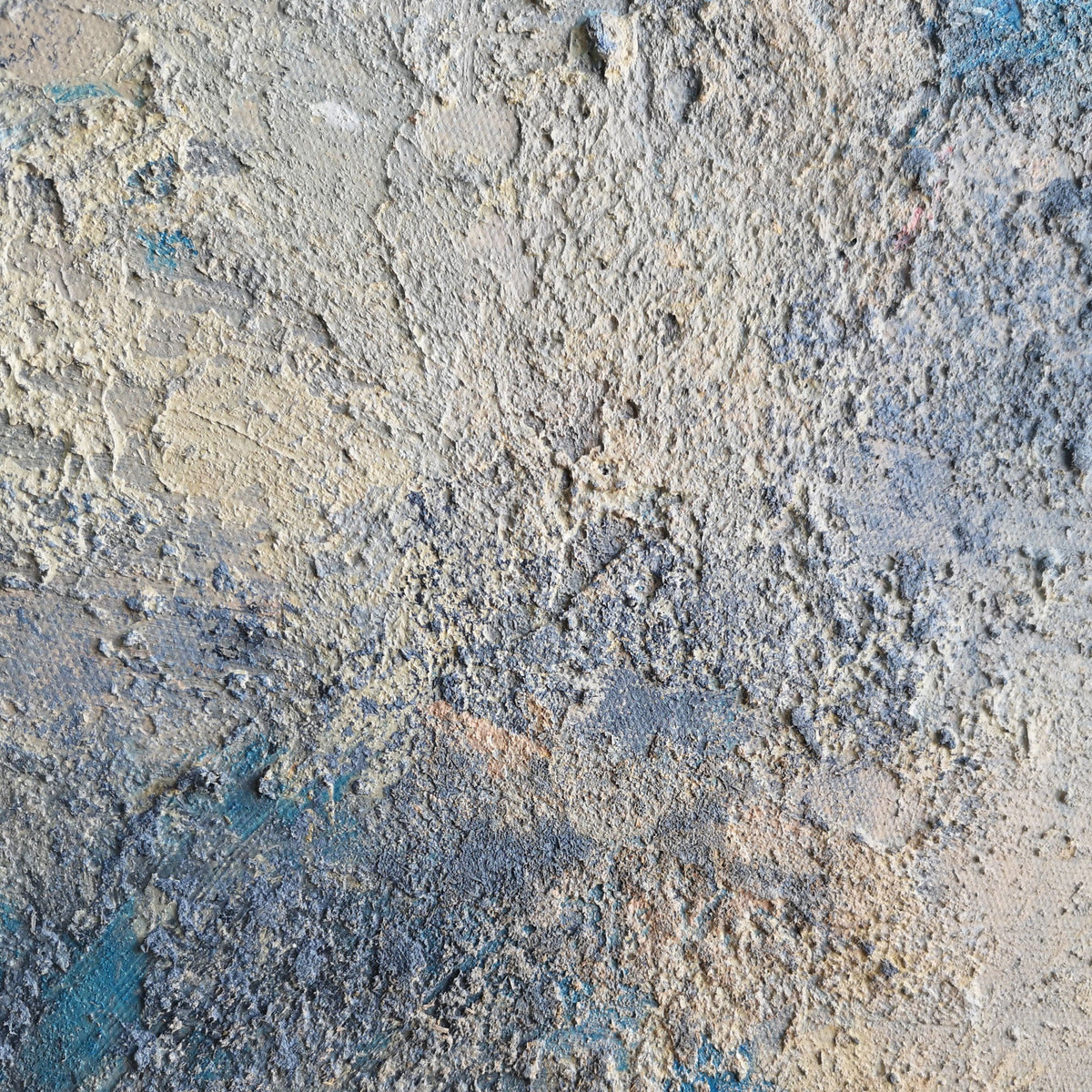 Blue Yellow Abstract Art