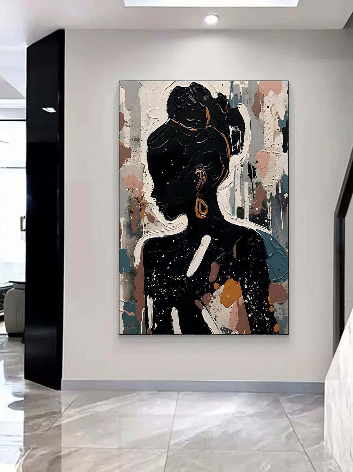 Wall Art Colorful Silhouette Modern Elegant