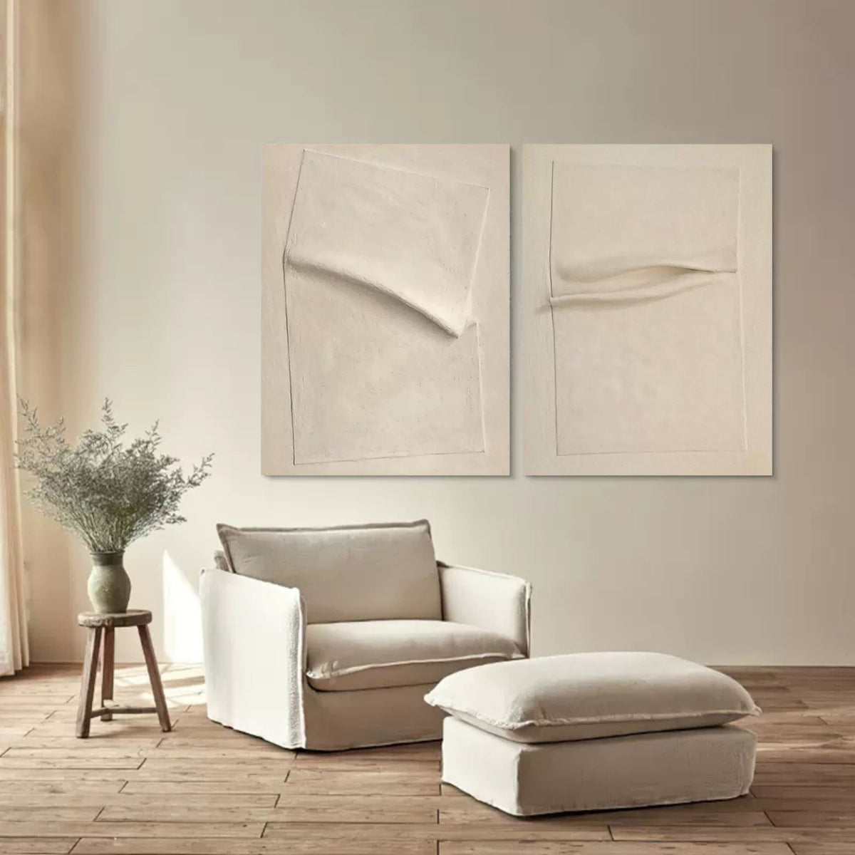 Wall Art Abstract Serene Calm Wabi-Sabi