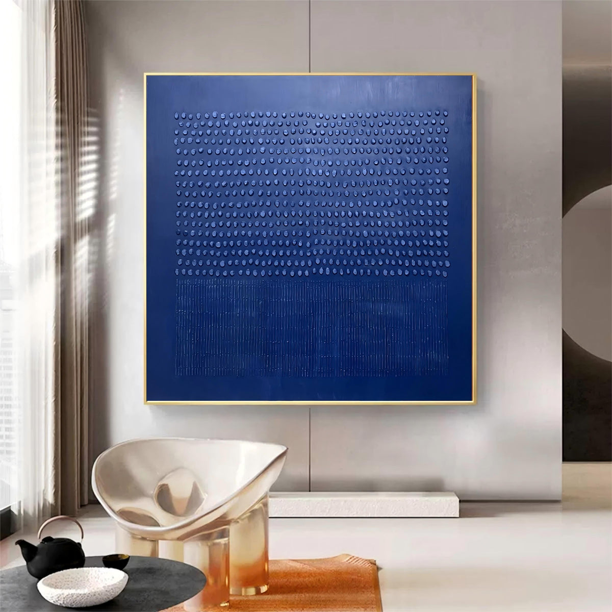 Wall Art Minimalist Textured Geometric