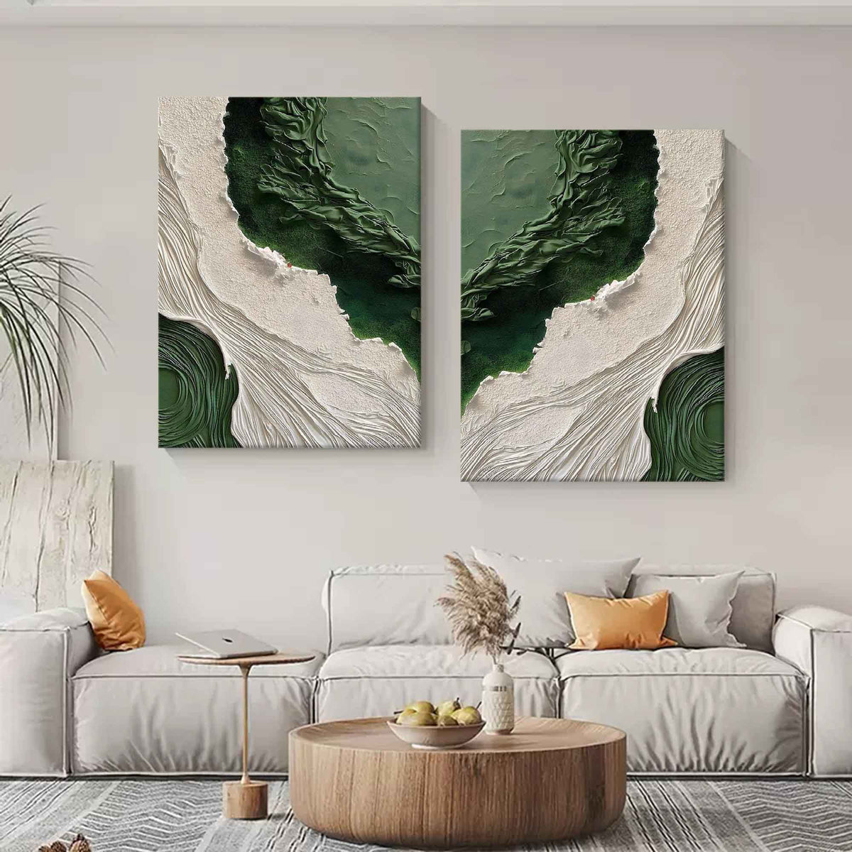 Wall Art Abstract Irregular Wavy Modern