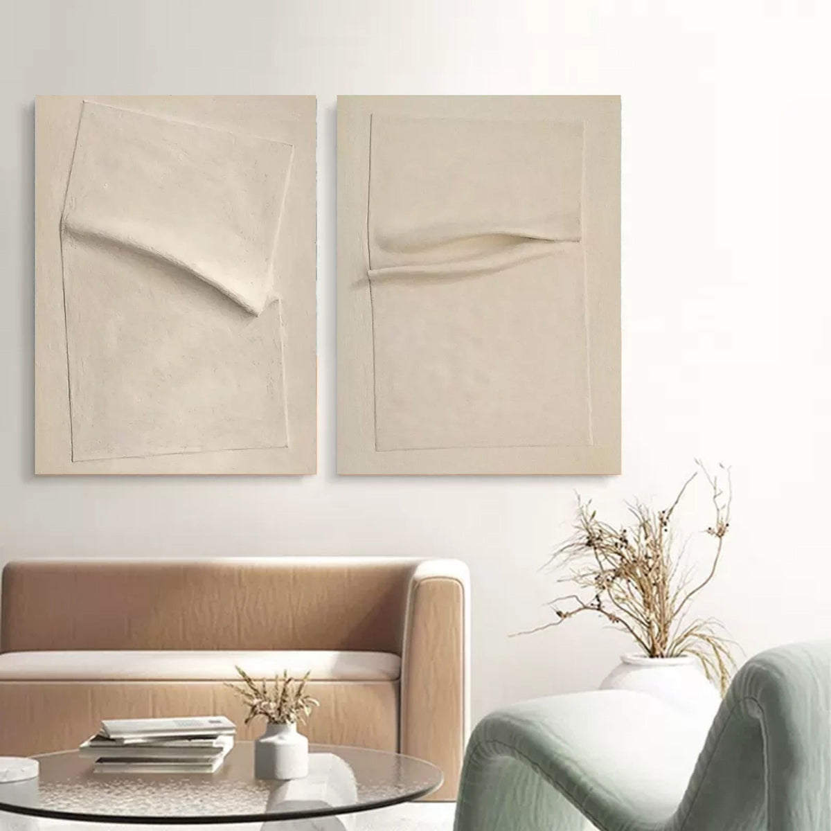 Wall Art Abstract Serene Calm Wabi-Sabi