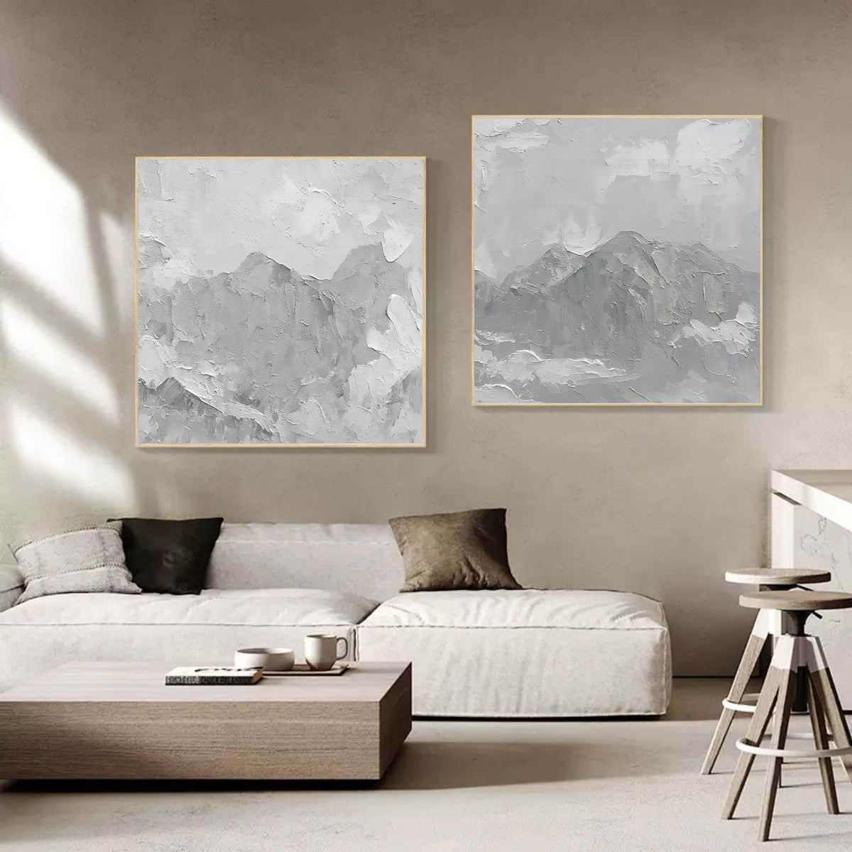 Wall Art Landscape Brown Serene Neutral
