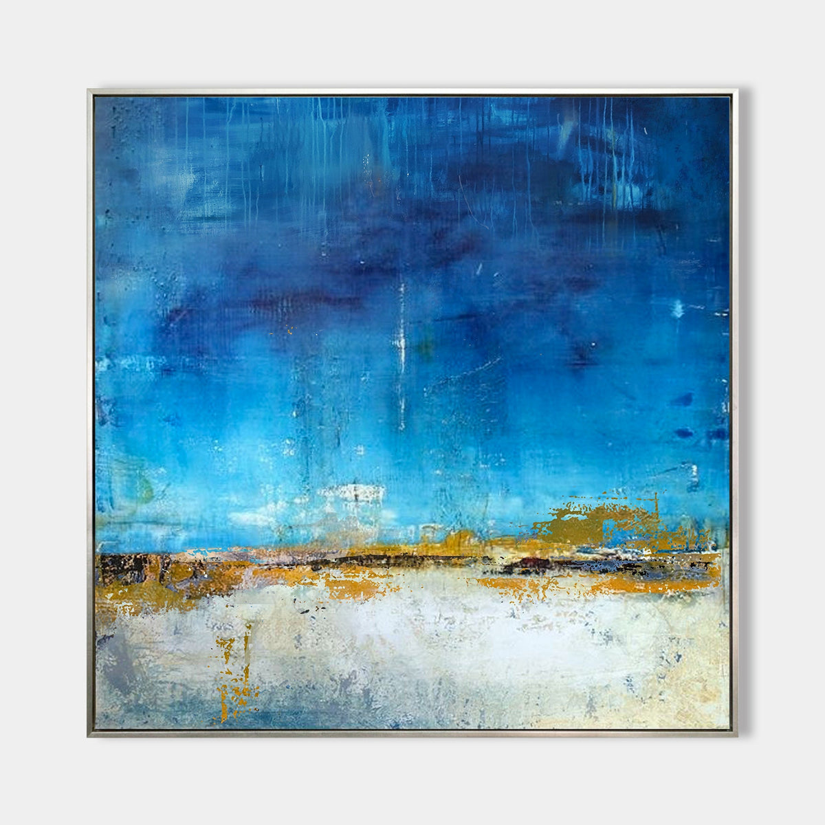 Original Blue Sky Abstract Painting