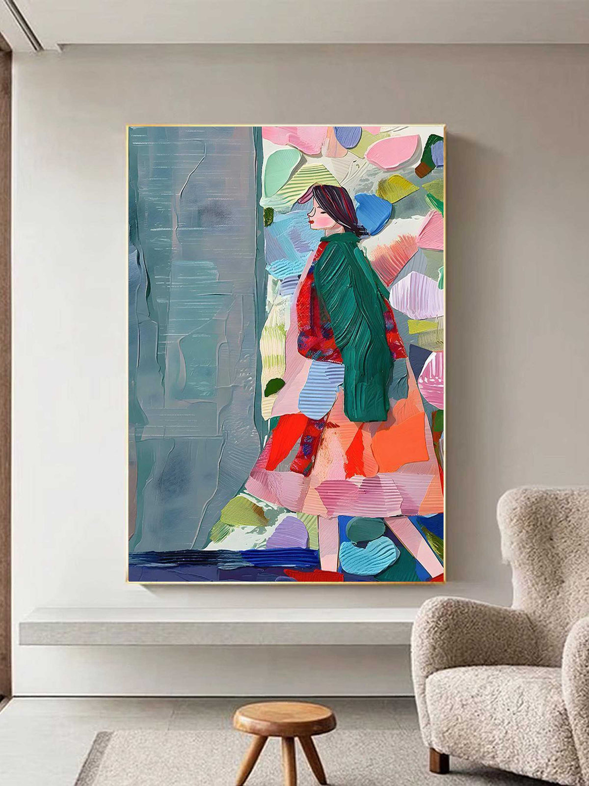 Wall Art Colorful Vibrant Fashionable Artistic