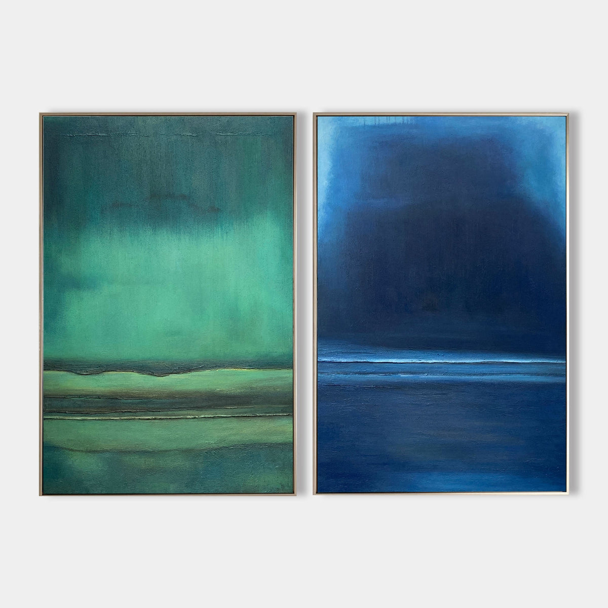 Minimalist Landscape Diptych Wall Art