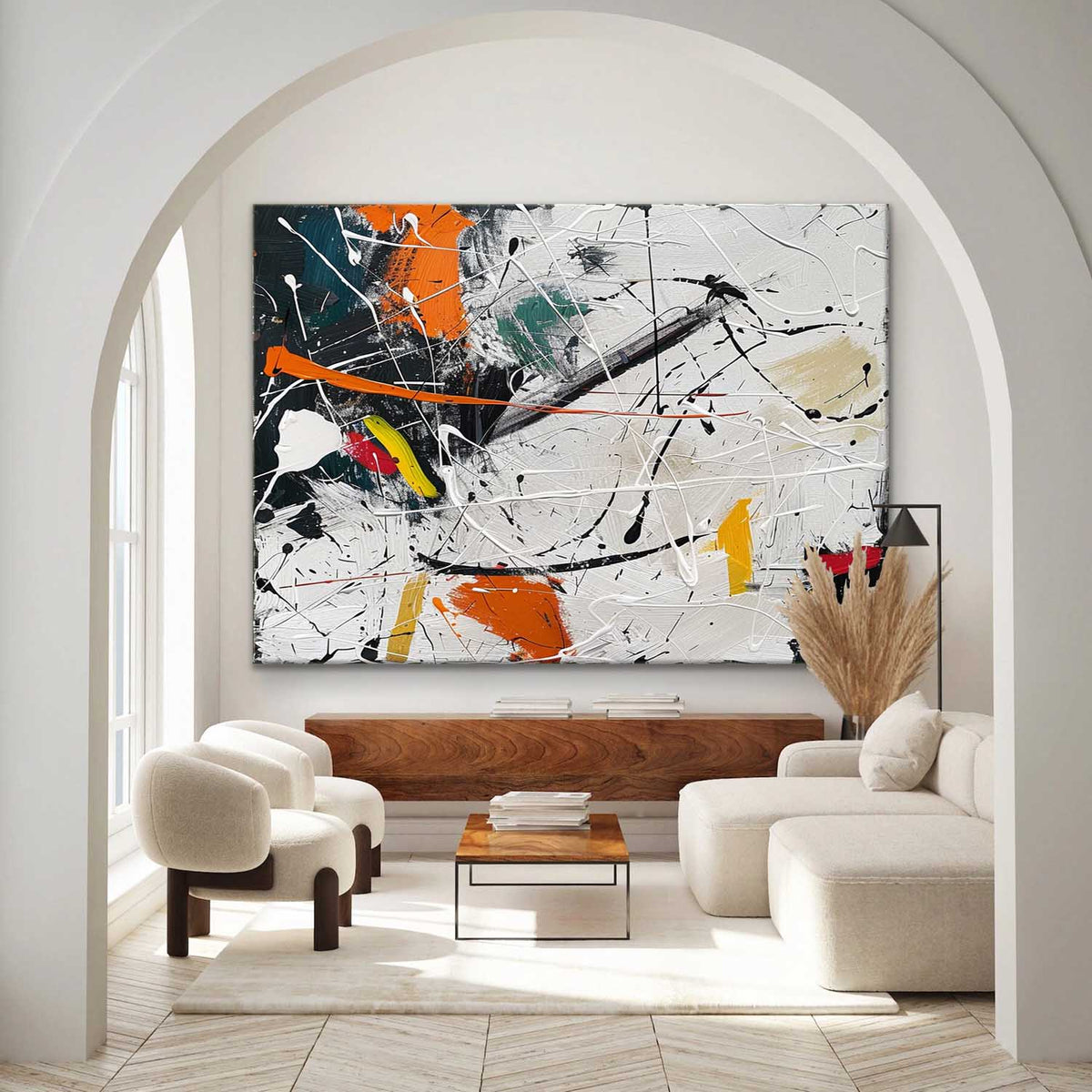 Wall Art Abstract Expressionist Graffiti Bold