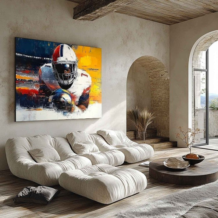 Wall Art Horizontal Abstract Expressionist