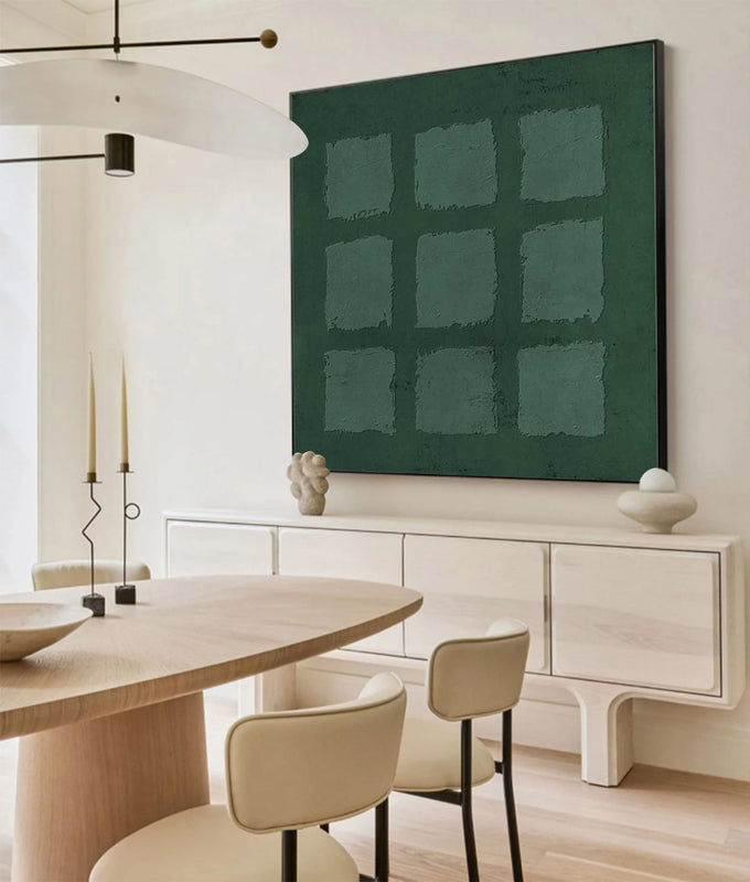 Wall Art Wabi-Sabi Wall Green Serene Calm