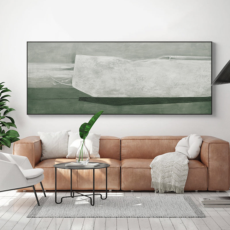 Minimalist Geometric Block Painting
