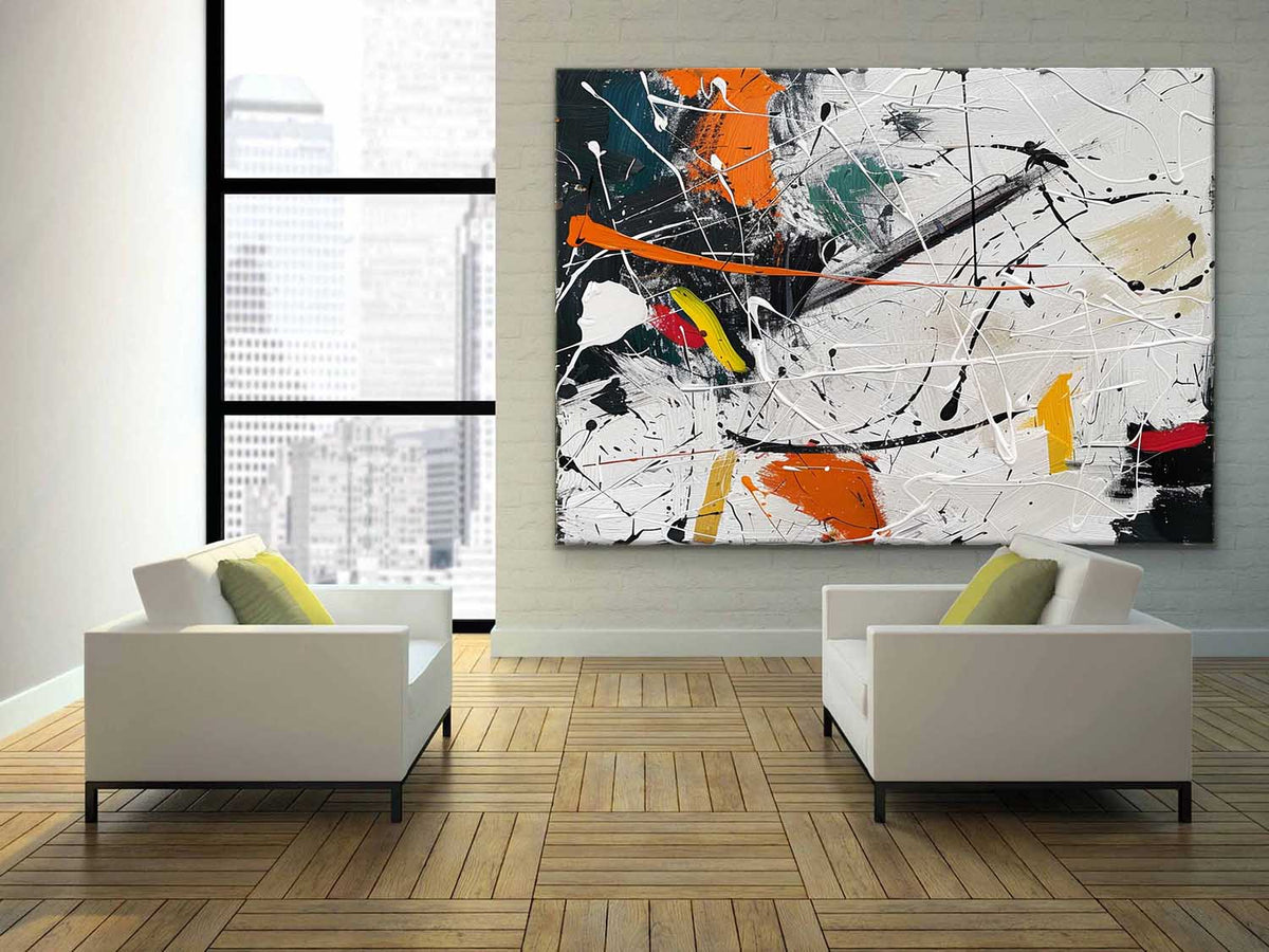 Wall Art Abstract Expressionist Graffiti Bold