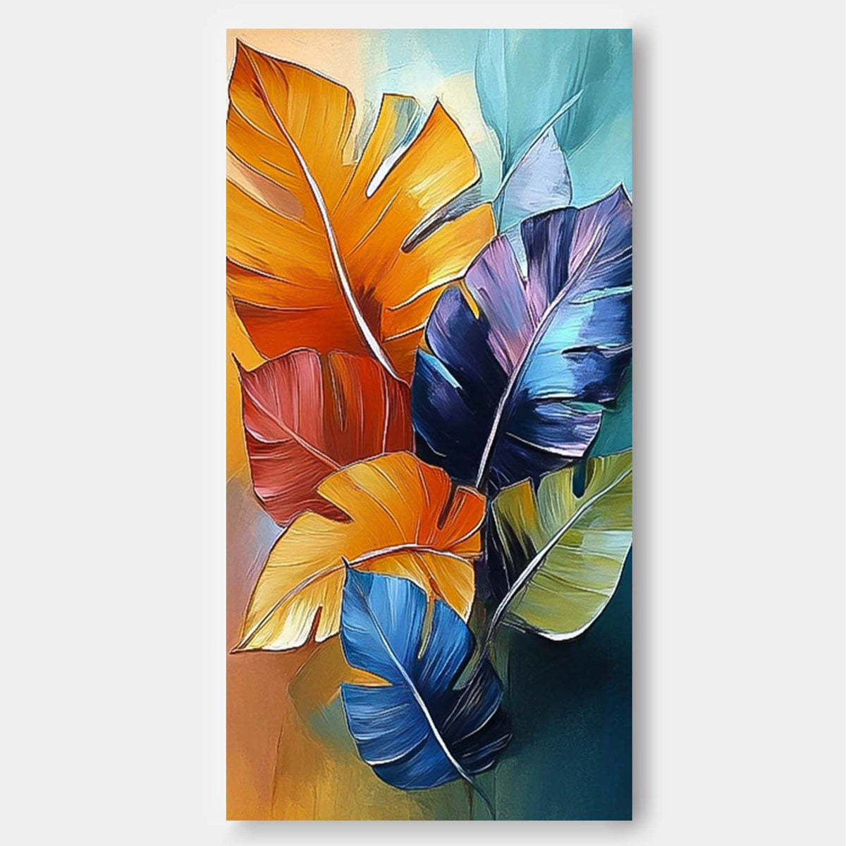 Wall Art Vibrant Flower Bold Modern Abstract