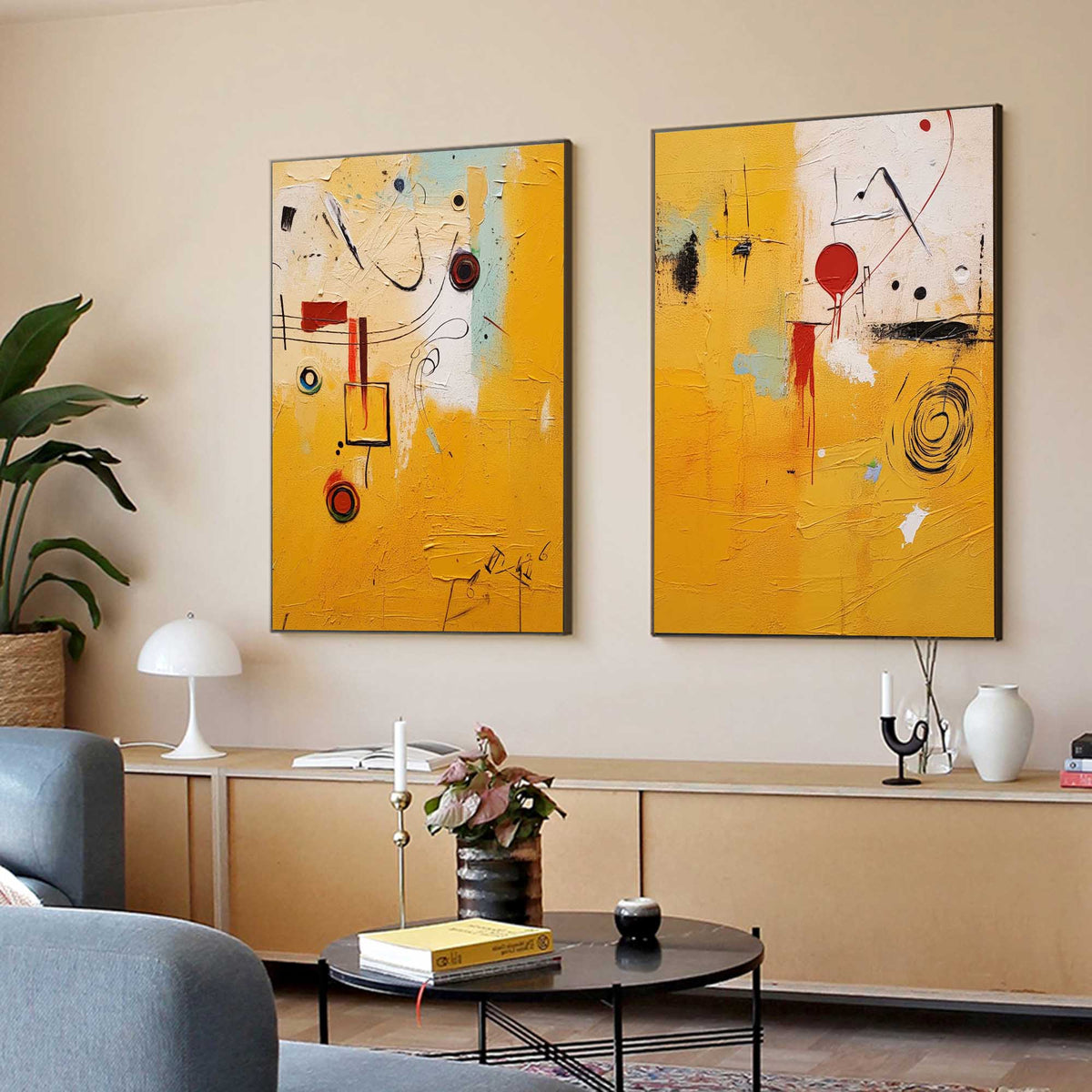 Abstract Canvas Art #AB146