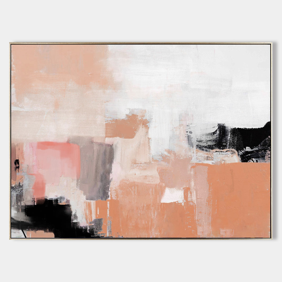 Warm Minimalist Painting Blush