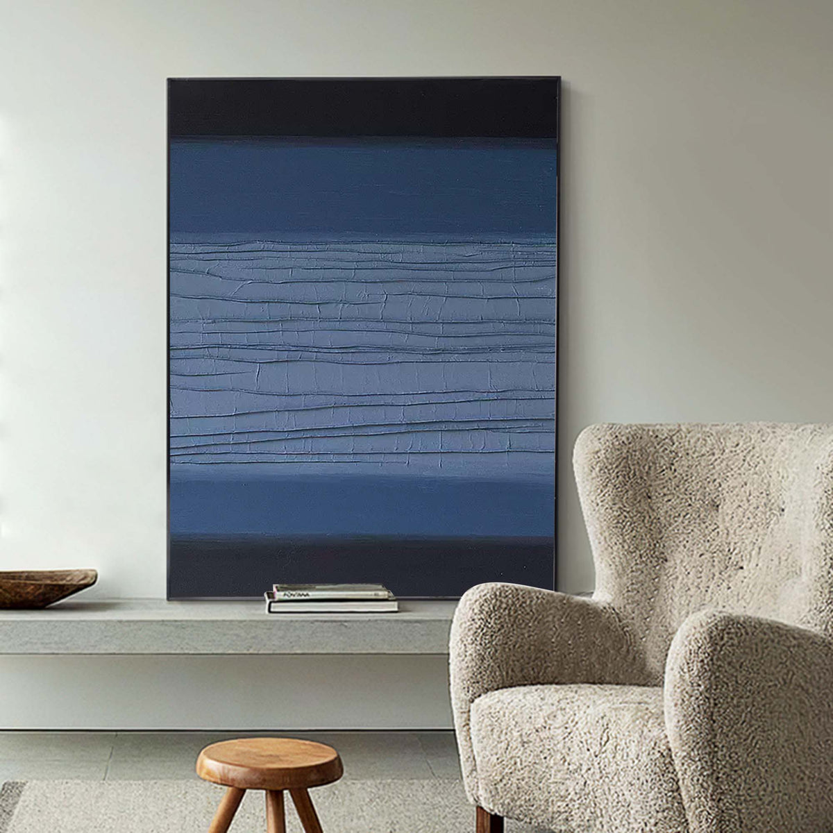 Wall Art Minimalist Neutral Layer Serene
