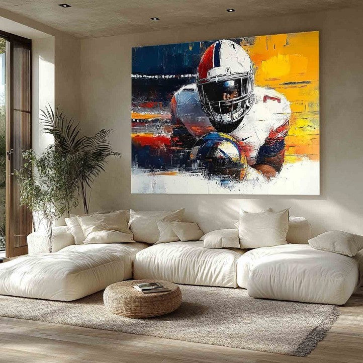 Wall Art Horizontal Abstract Expressionist