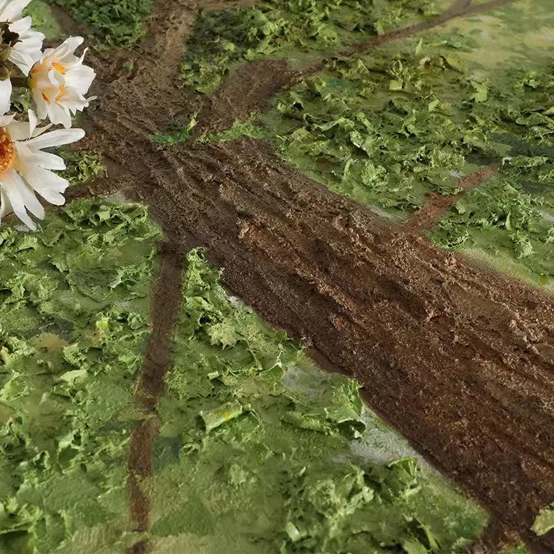 Majestic Oak Tree from Below Painting