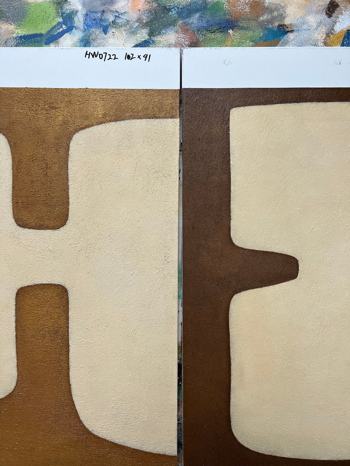 Wall Art Abstract Neutral Organic Soft
