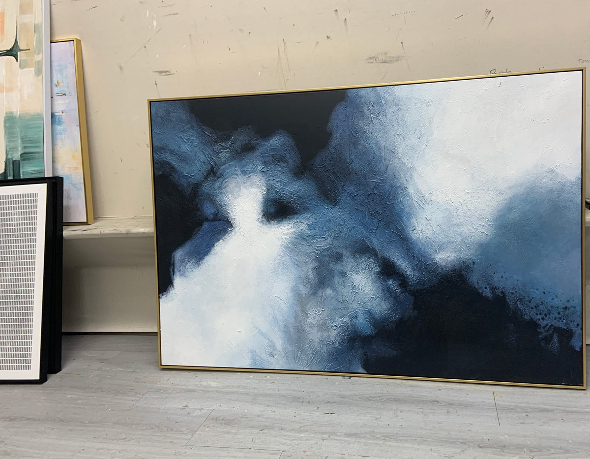 Abstract Cloudscape Painting Horizontal Modern