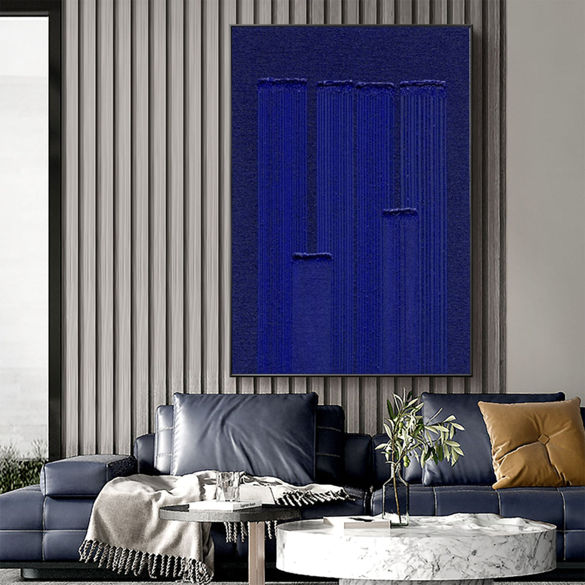 Klein Blue Minimalist Painting