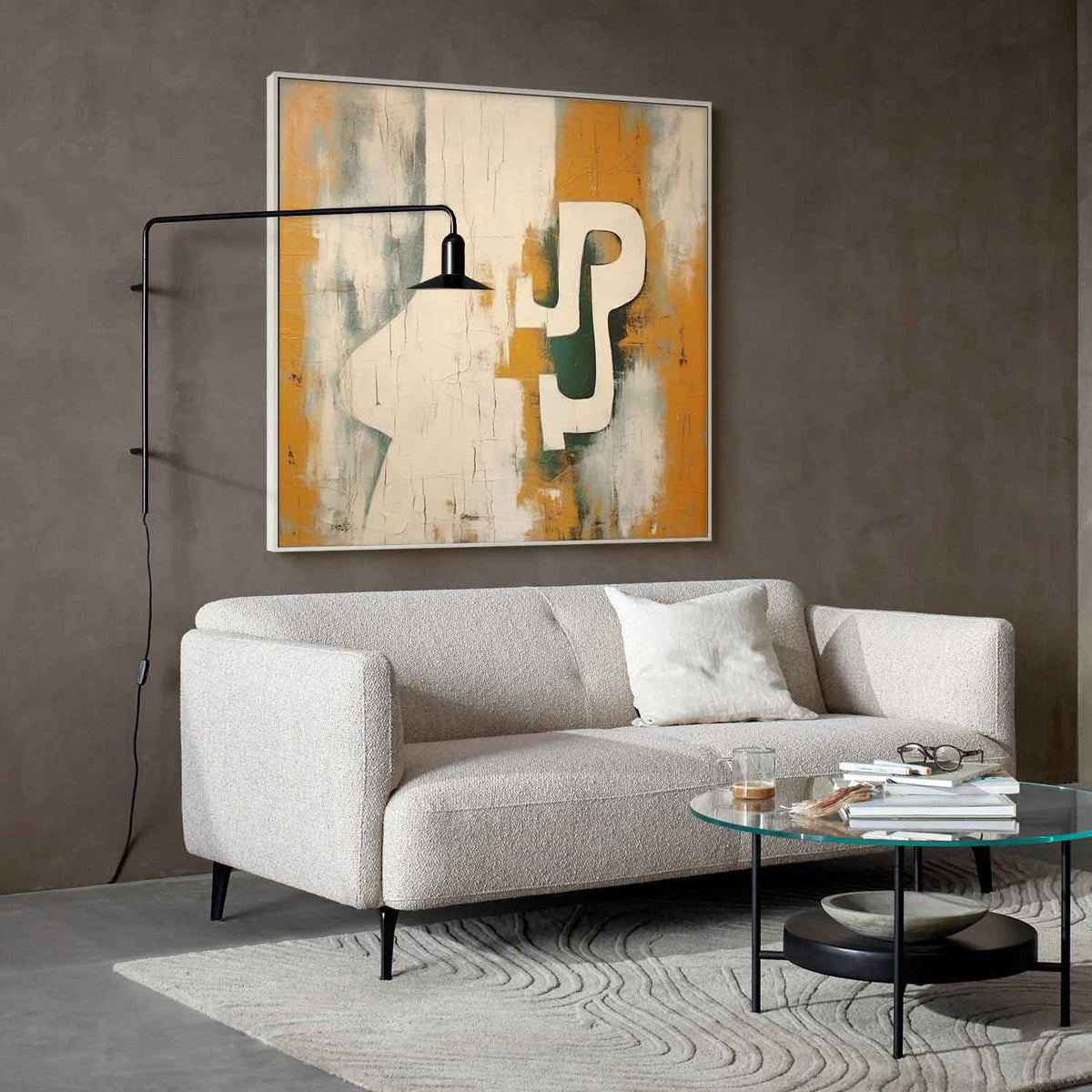 Wall Art Minimalist Gradient Modern Atmosphere