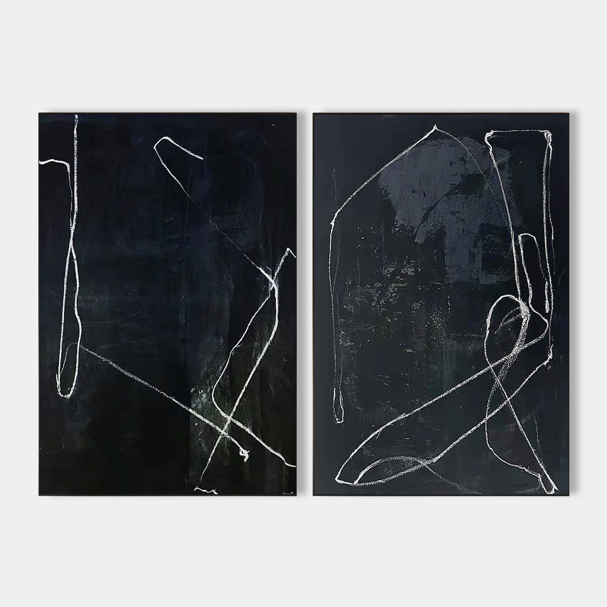 Black Abstract Art