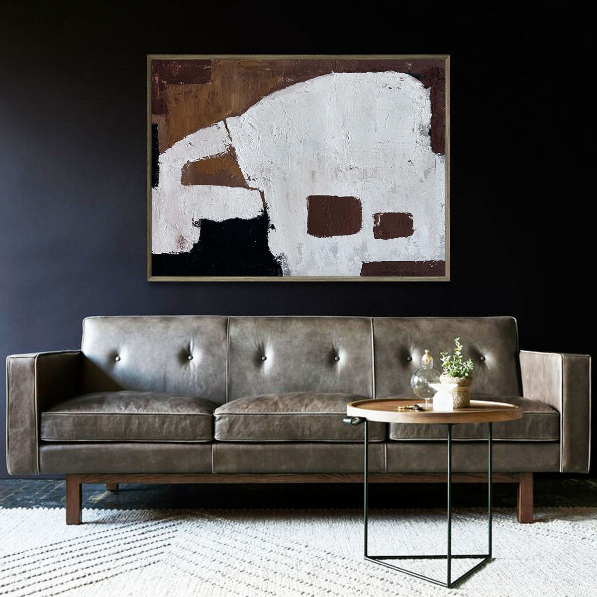 Textured Abstract Canvas Art Painting