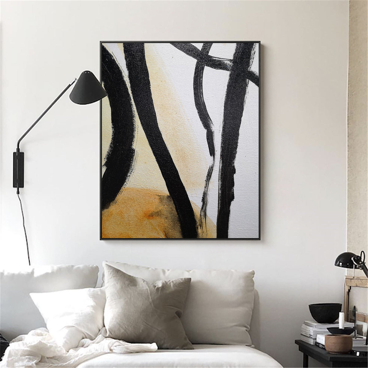 Modern Minimalist Abstract Oil Painting
