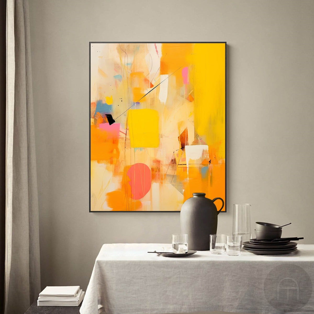 Abstract Canvas Art #AB182