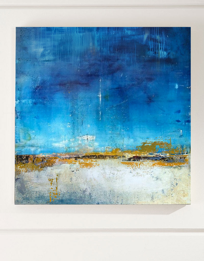 Original Blue Sky Abstract Painting