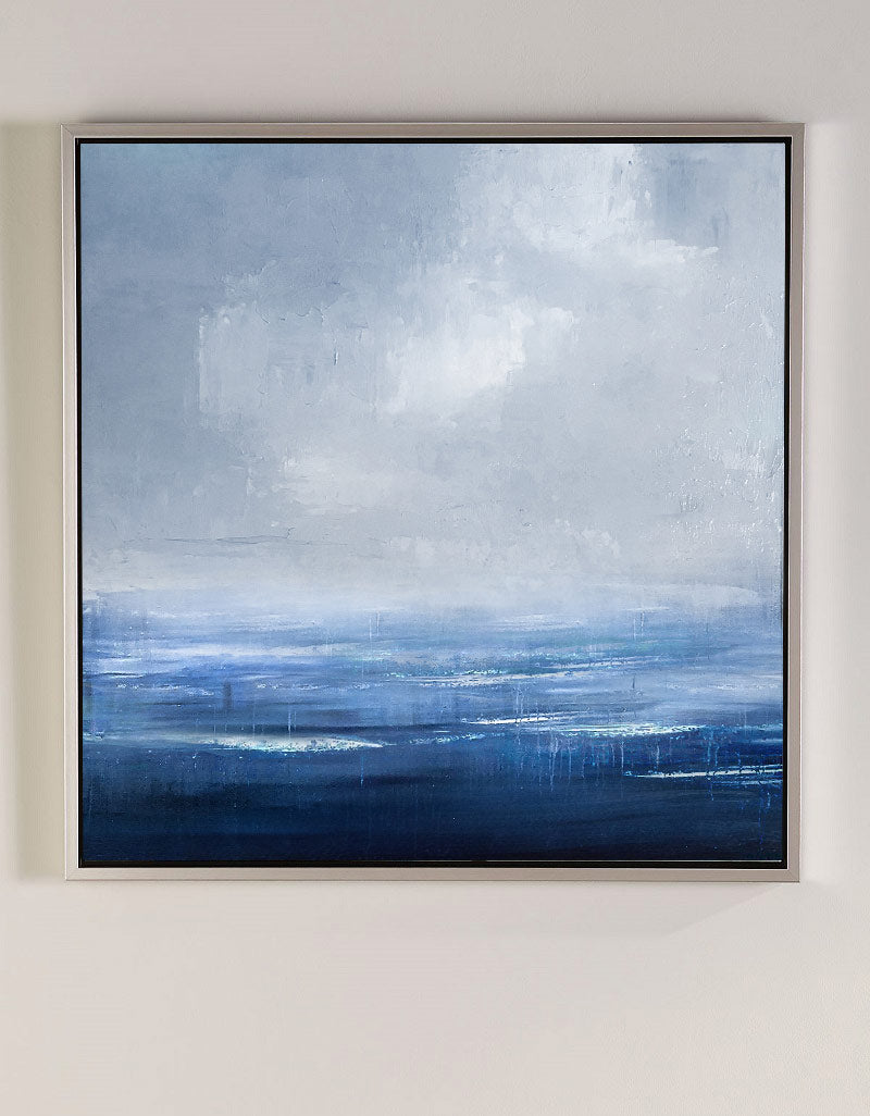 Blue Ocean Abstract Art
