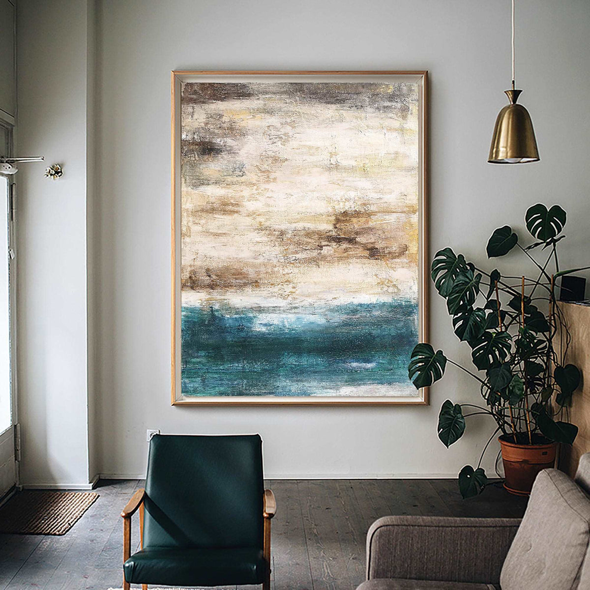 Abstract Beach Painting