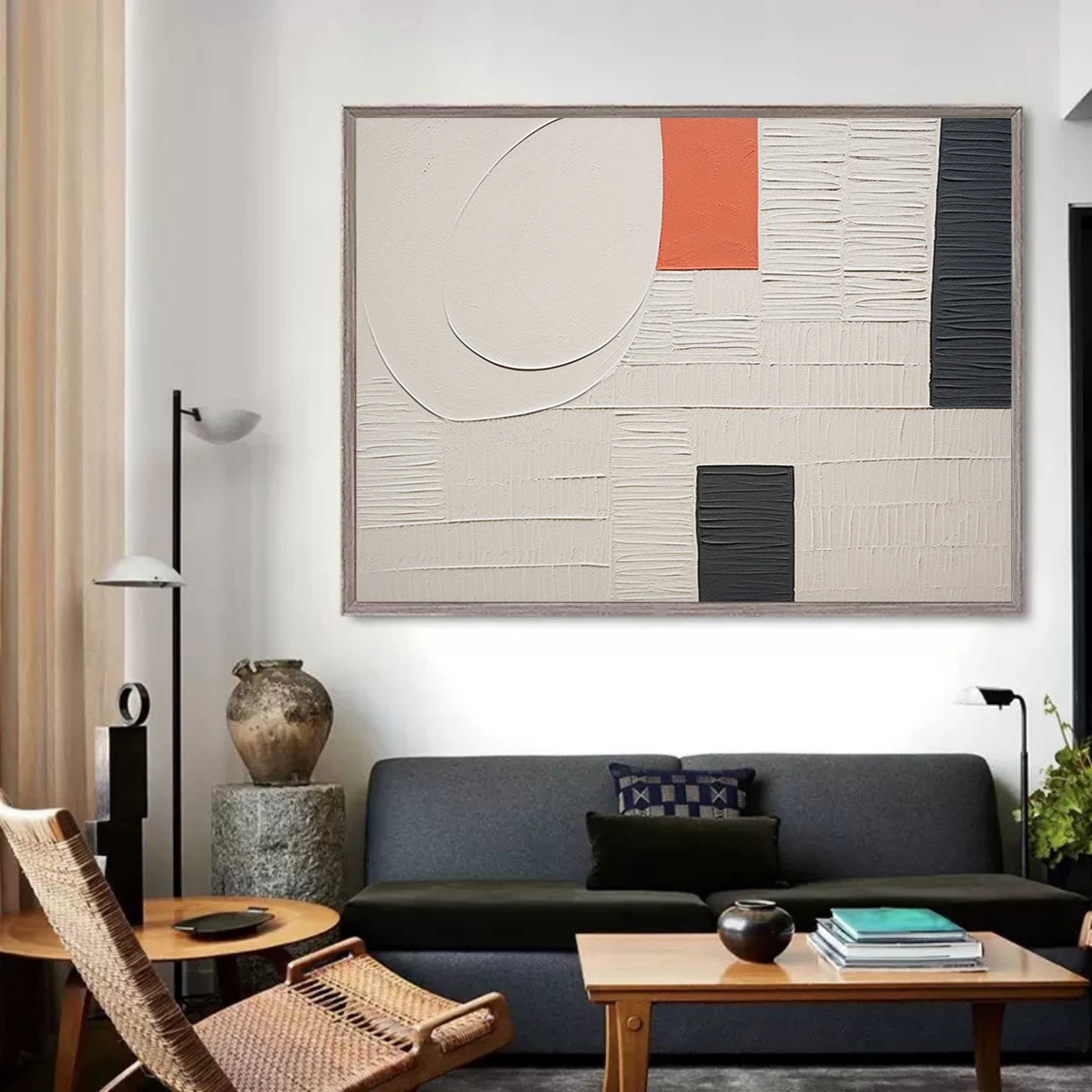 Plaster Art Texture Painting SG249 - Neutralighting