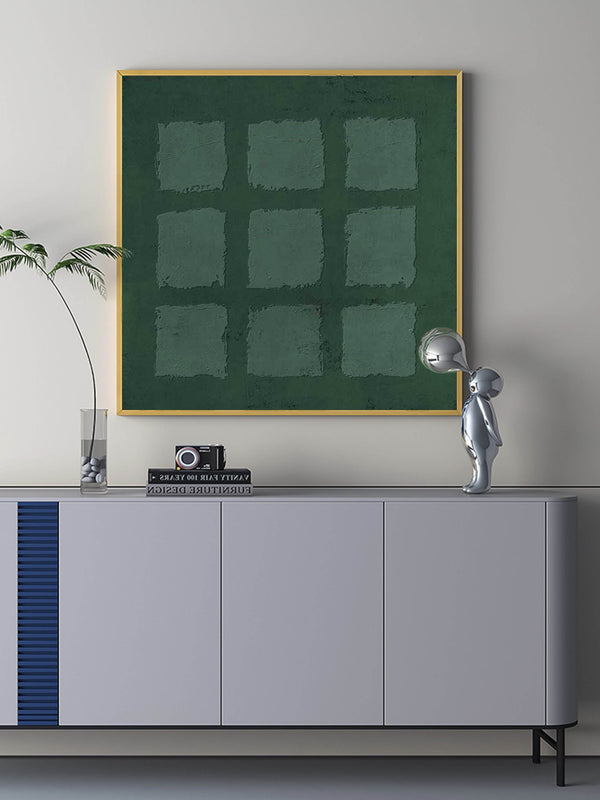 Wall Art Wabi-Sabi Wall Green Serene Calm
