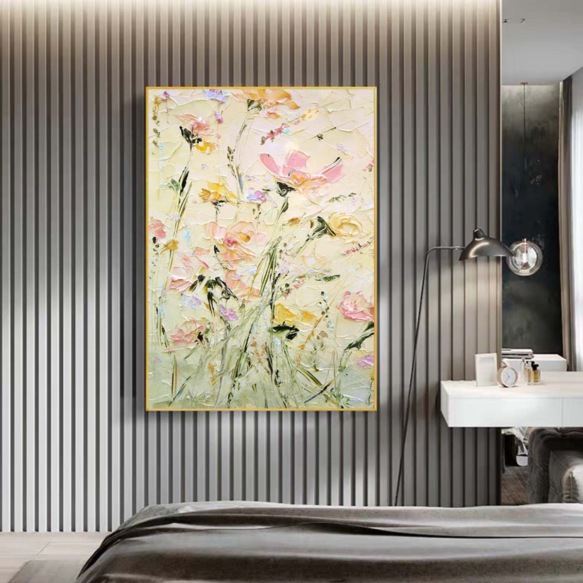 Wall Art Colorful Floral Elegant Serene