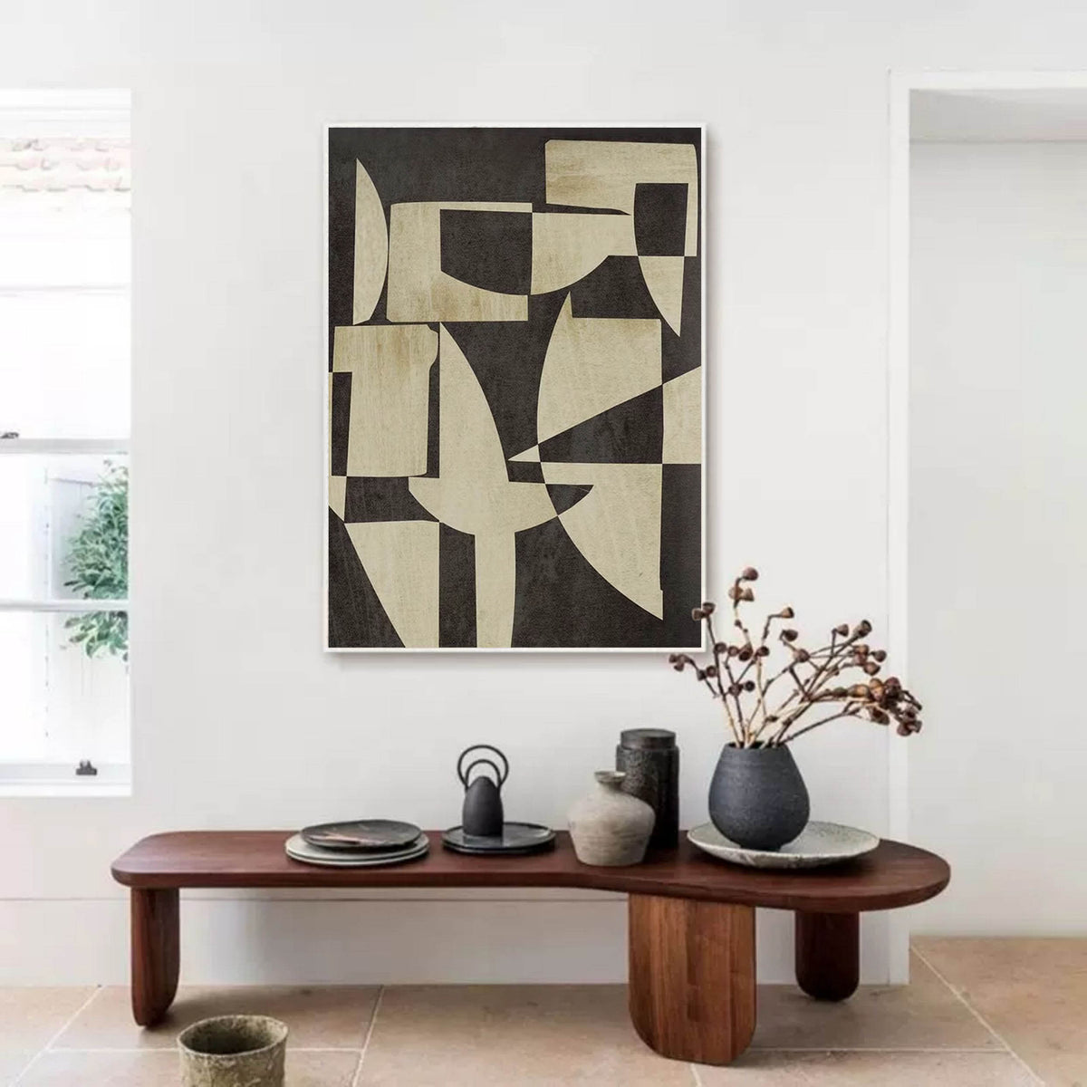 Wall Art Wabi-Sabi Organic Geometric