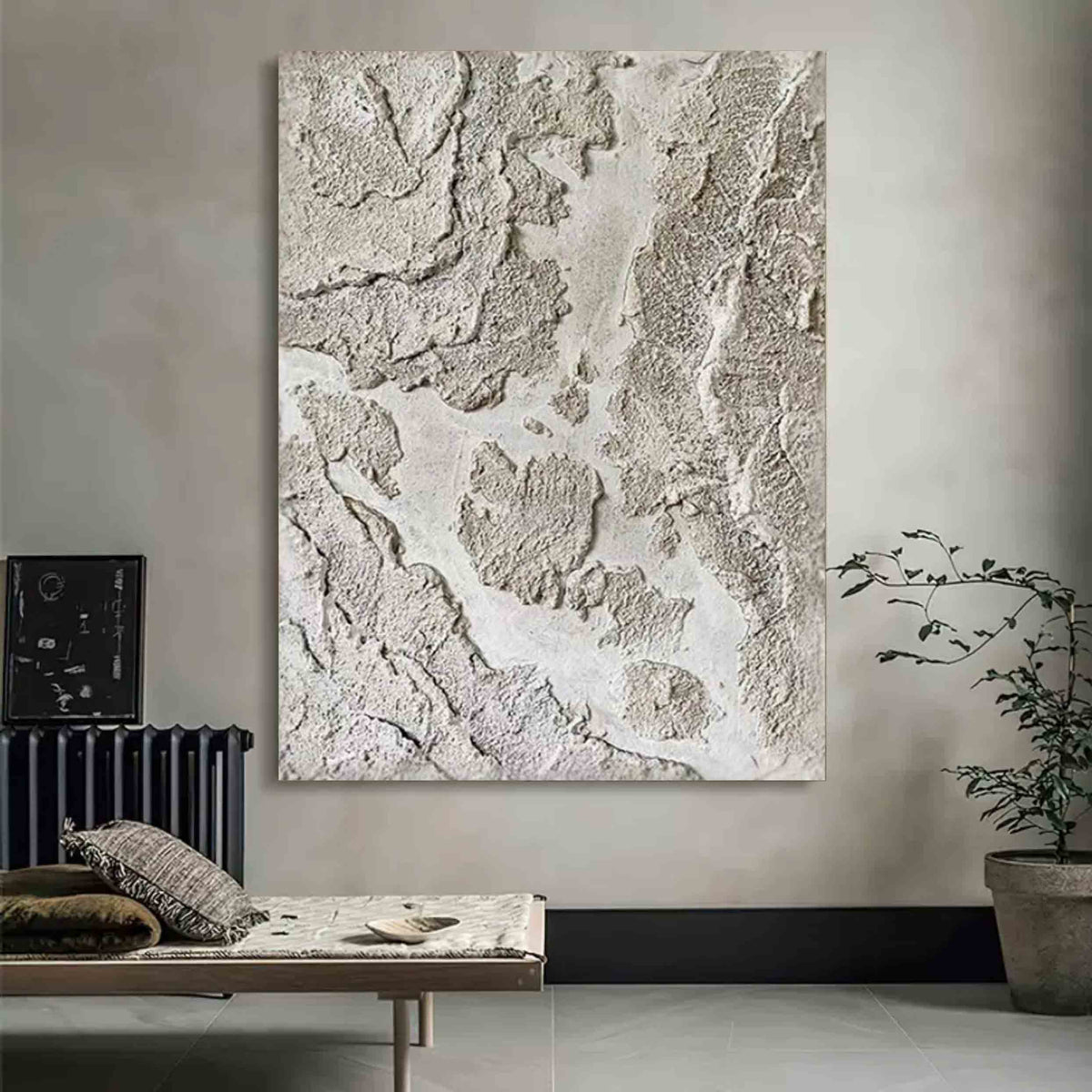 Wall Art Abstract Earthscape Natural Wabi-Sabi Linen