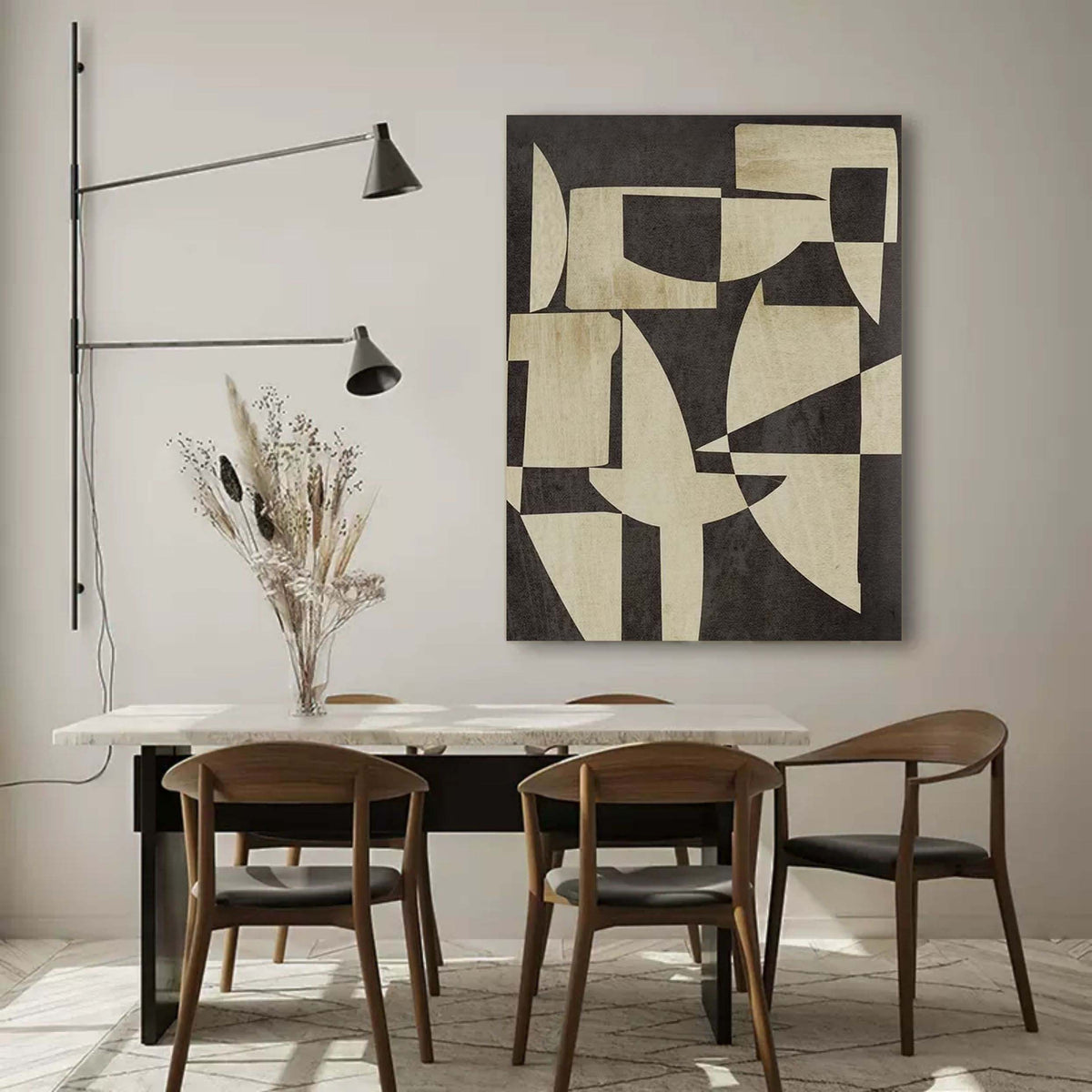 Wall Art Wabi-Sabi Organic Geometric