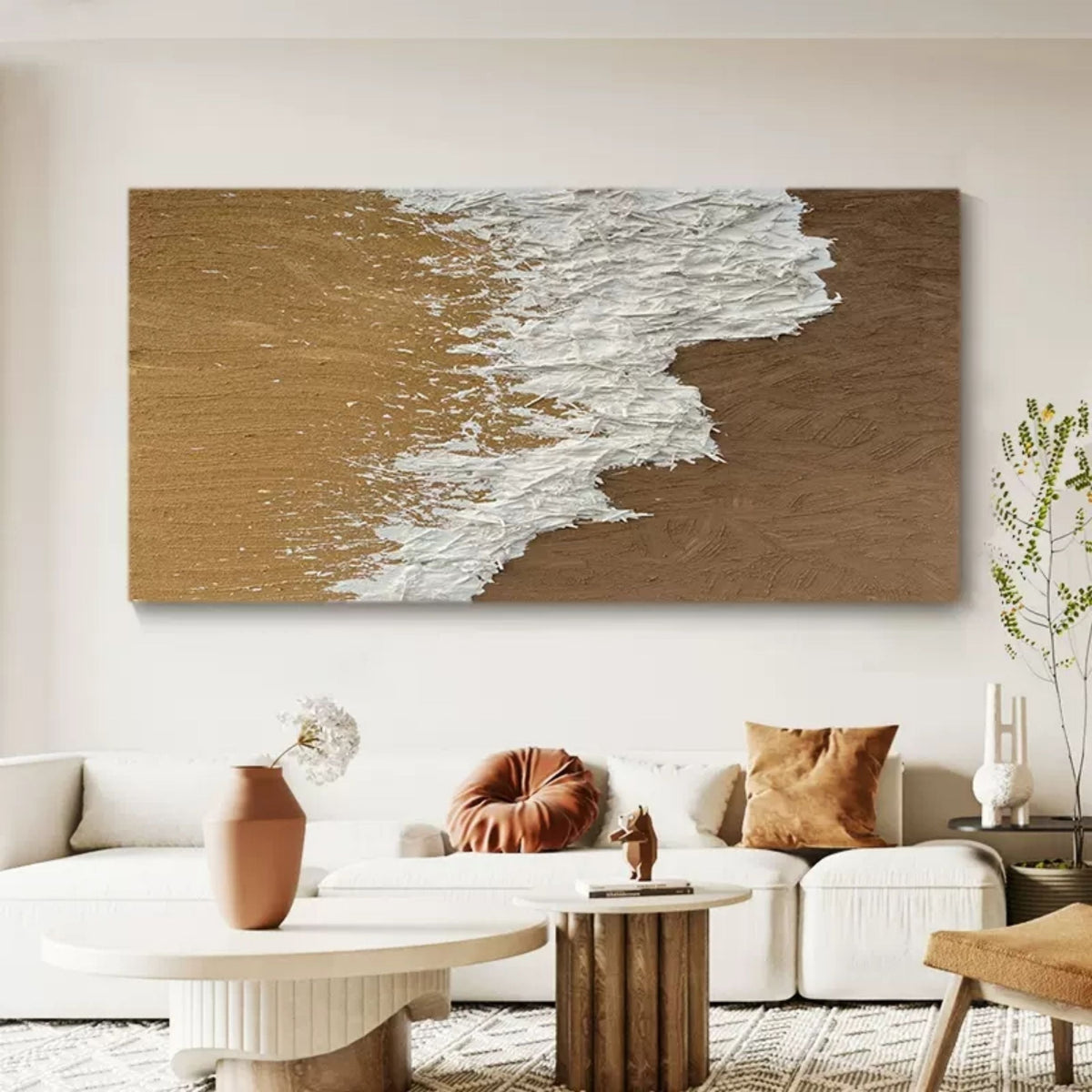 Wall Art Landscape Brown Serene Neutral