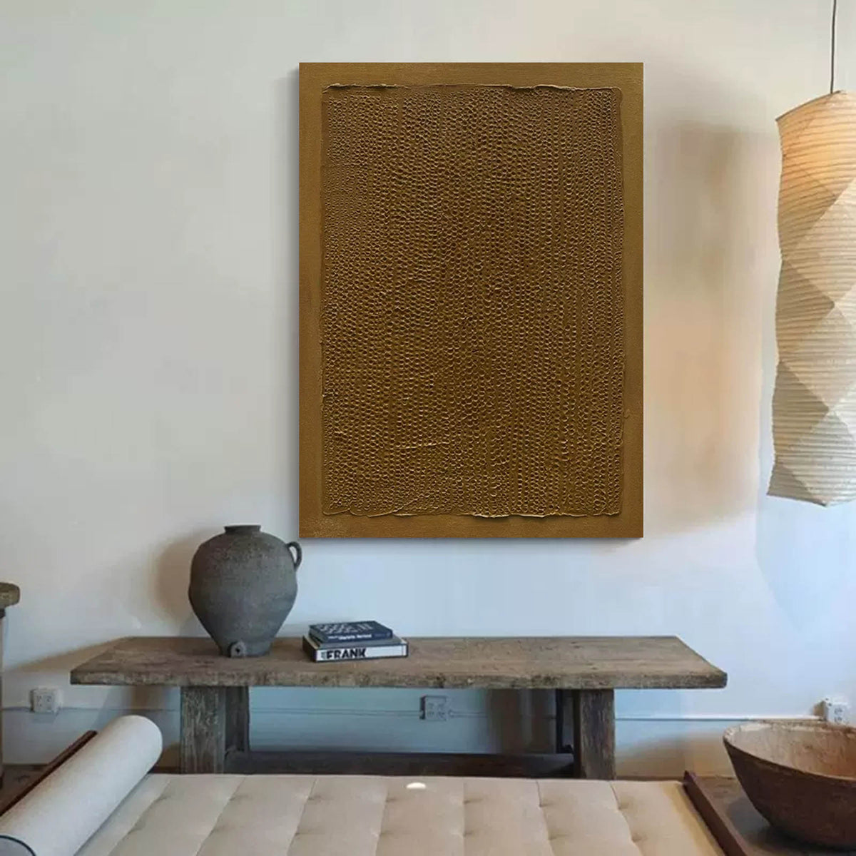 Wall Art Monochromatic Geometry Wabi-Sabi Subtle