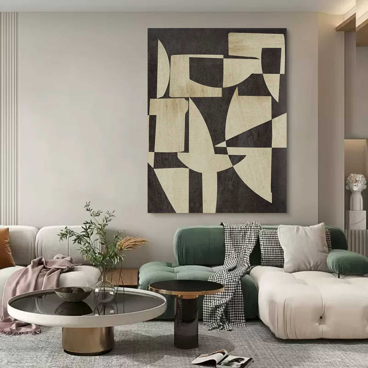 Wall Art Wabi-Sabi Organic Geometric