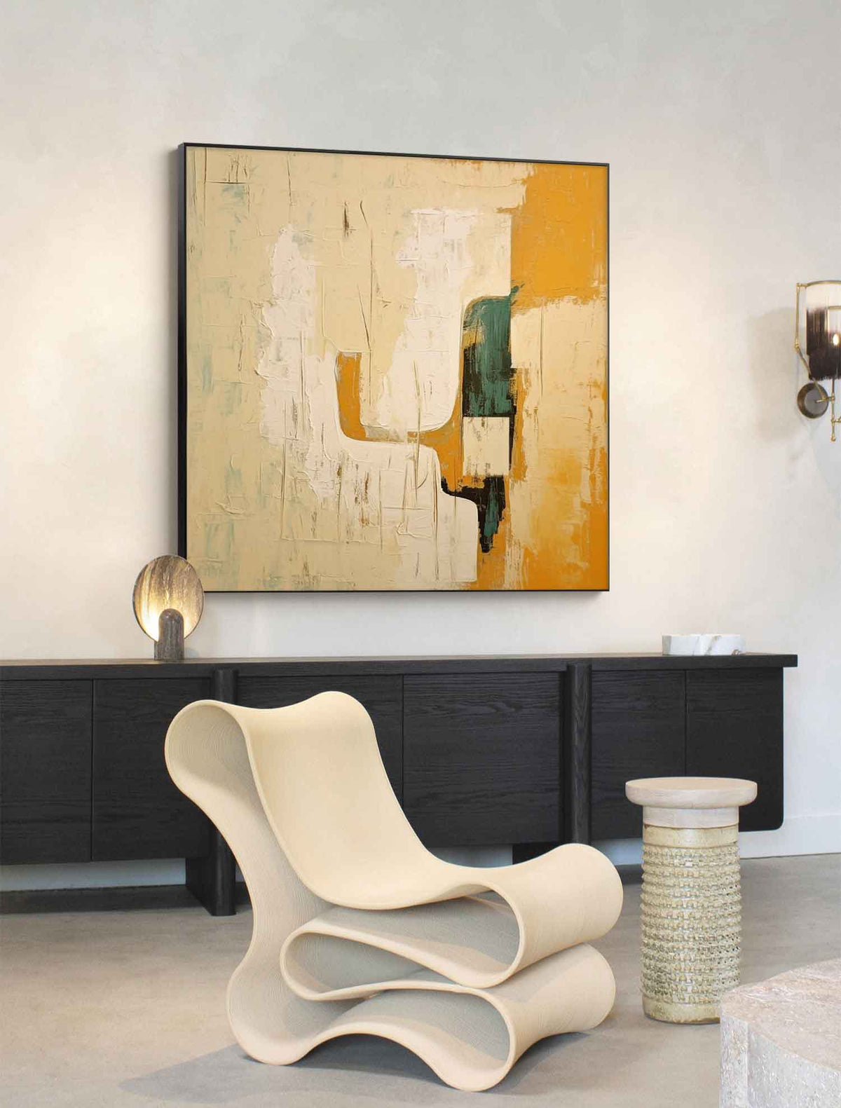 Wall Art Minimalist Abstract Neutral