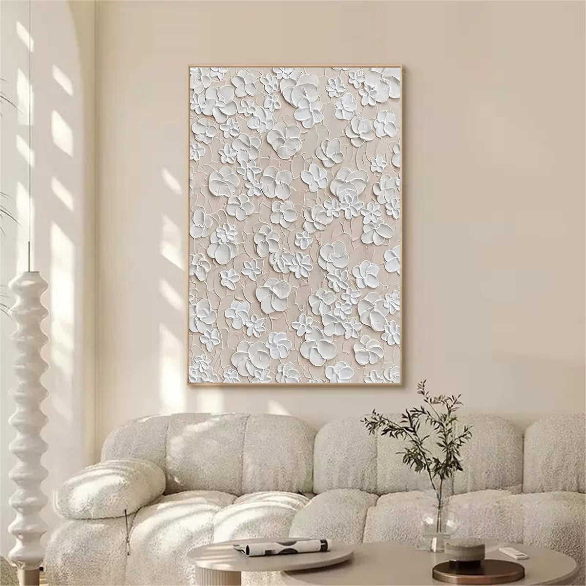 Fleur Plaster Art Texture Wall Art Painting