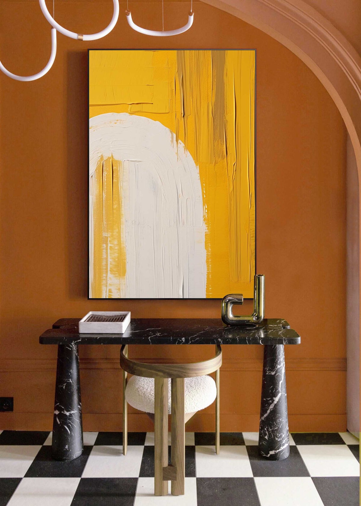 Wall Art Minimalist Impasto Nature Design