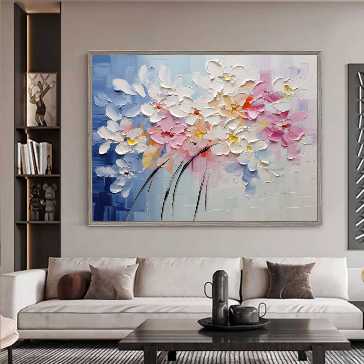 Wall Art Colorful Floral Artistic