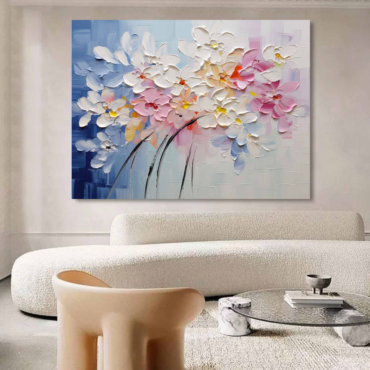 Wall Art Colorful Floral Artistic
