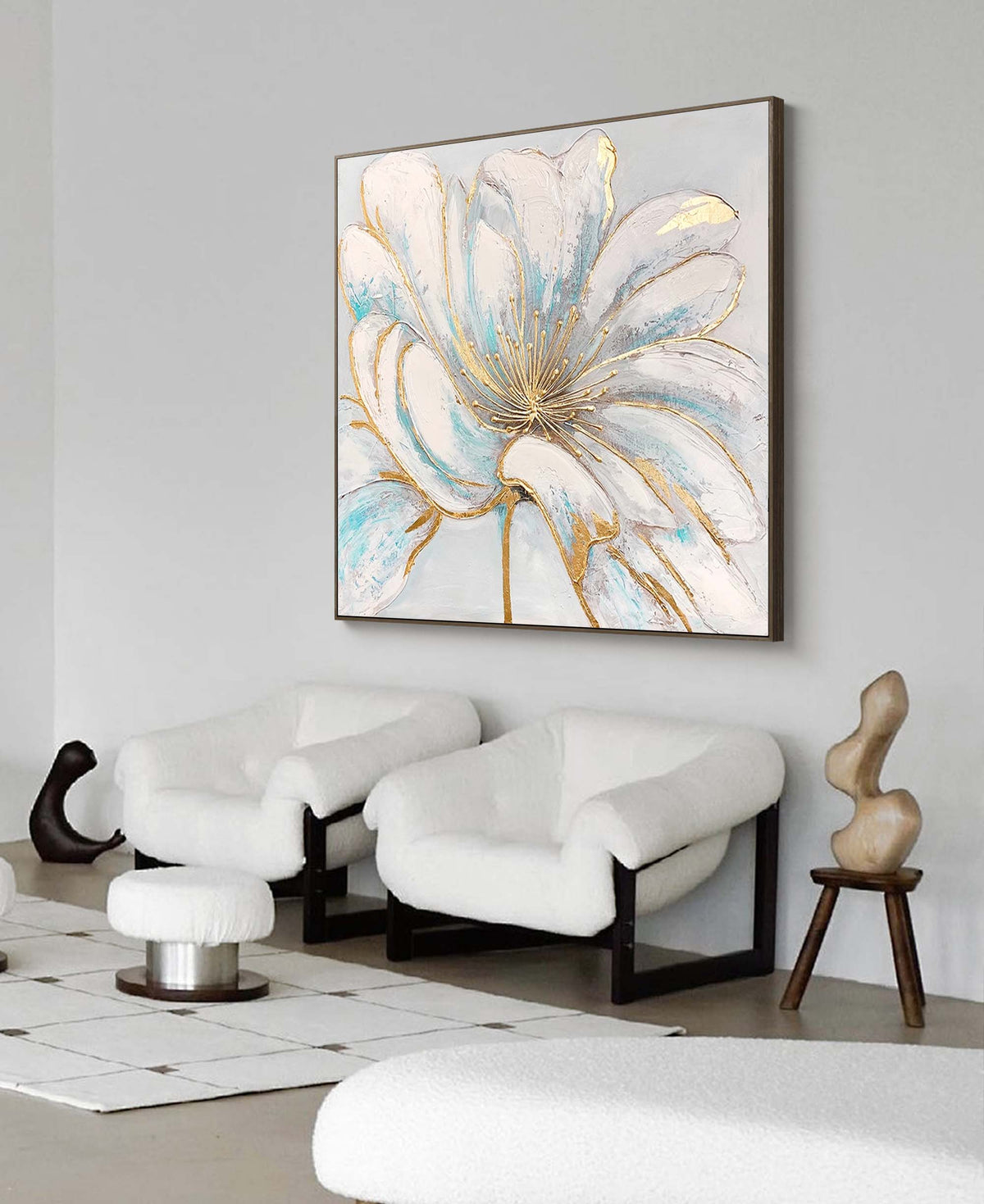 Wall Art Flower Modern Elegant Abstract
