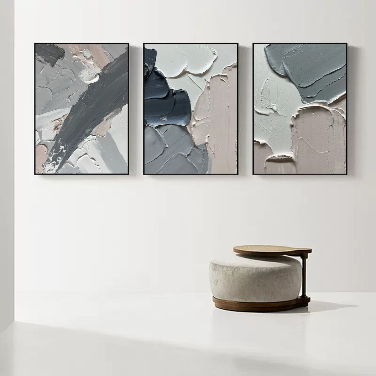 Wall Art Abstract Minimalist Impasto Elegant