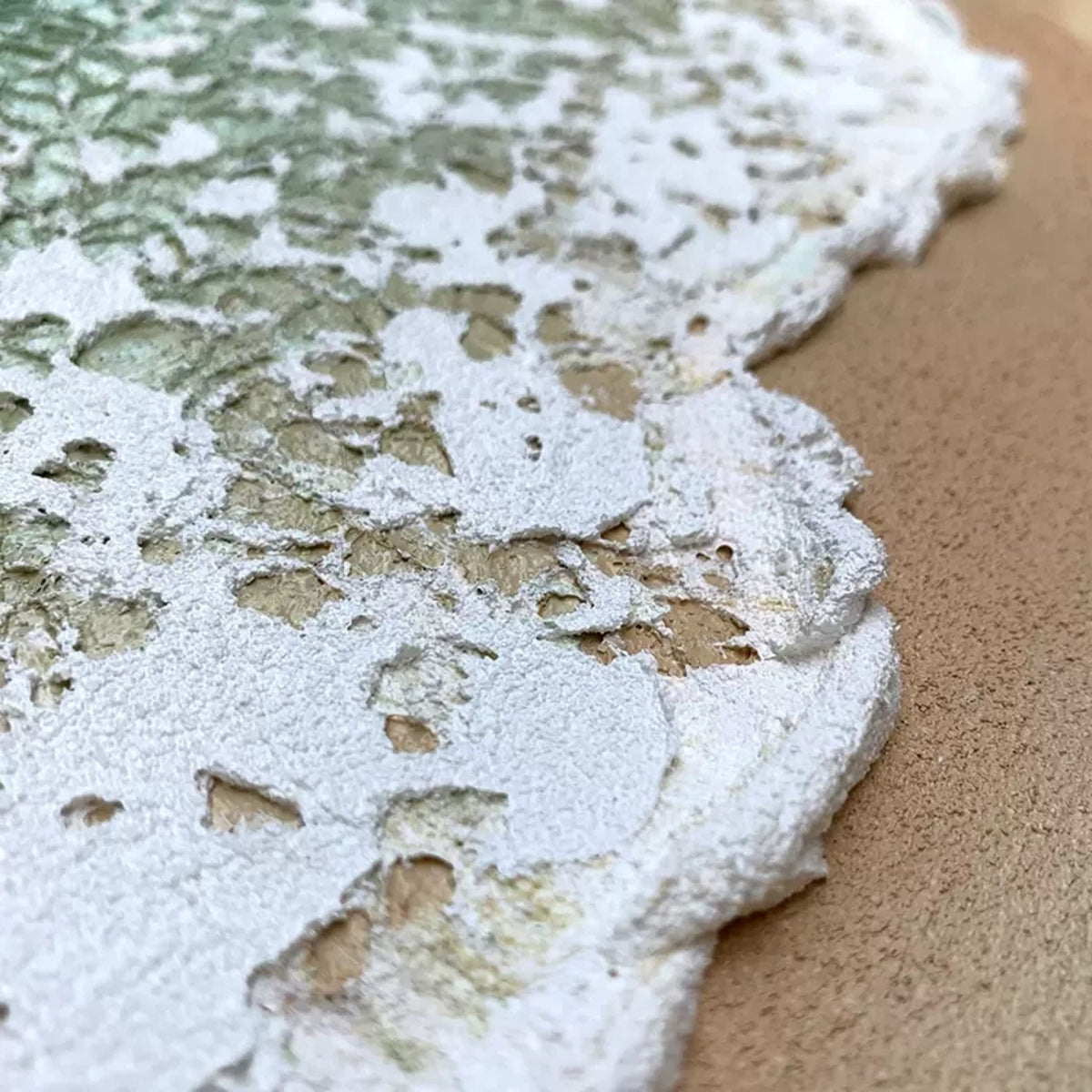 Plaster Tactile Coastal Wave Sand Textured Wall Art