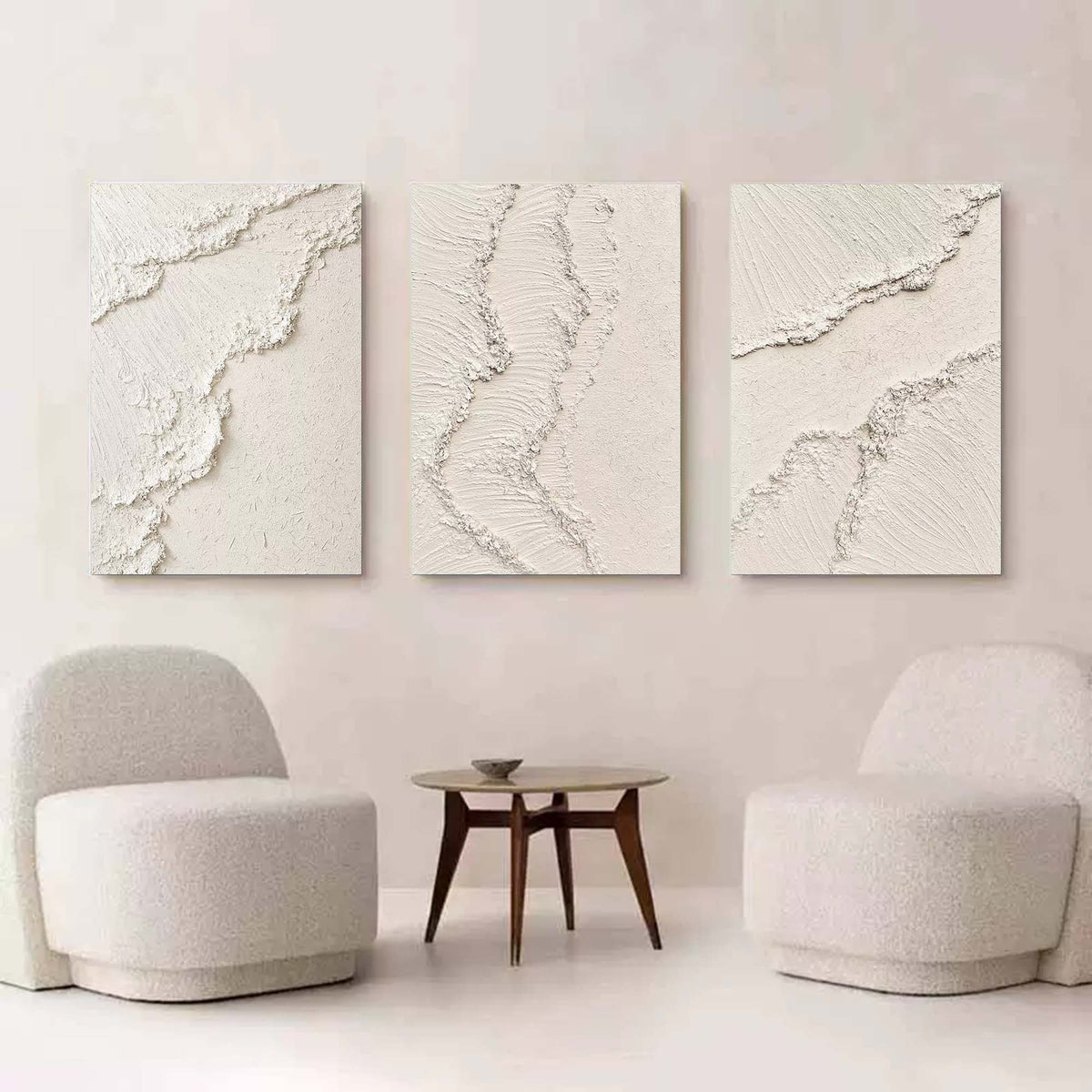 Wall Art Abstract Neutral Serene Minimalist